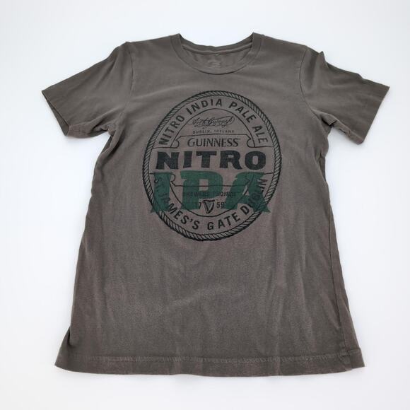 Guinness Nitro IPA Dark Olive Green Women's Cotton T-Shirt - Size S/M - GUC - Picture 6 of 10